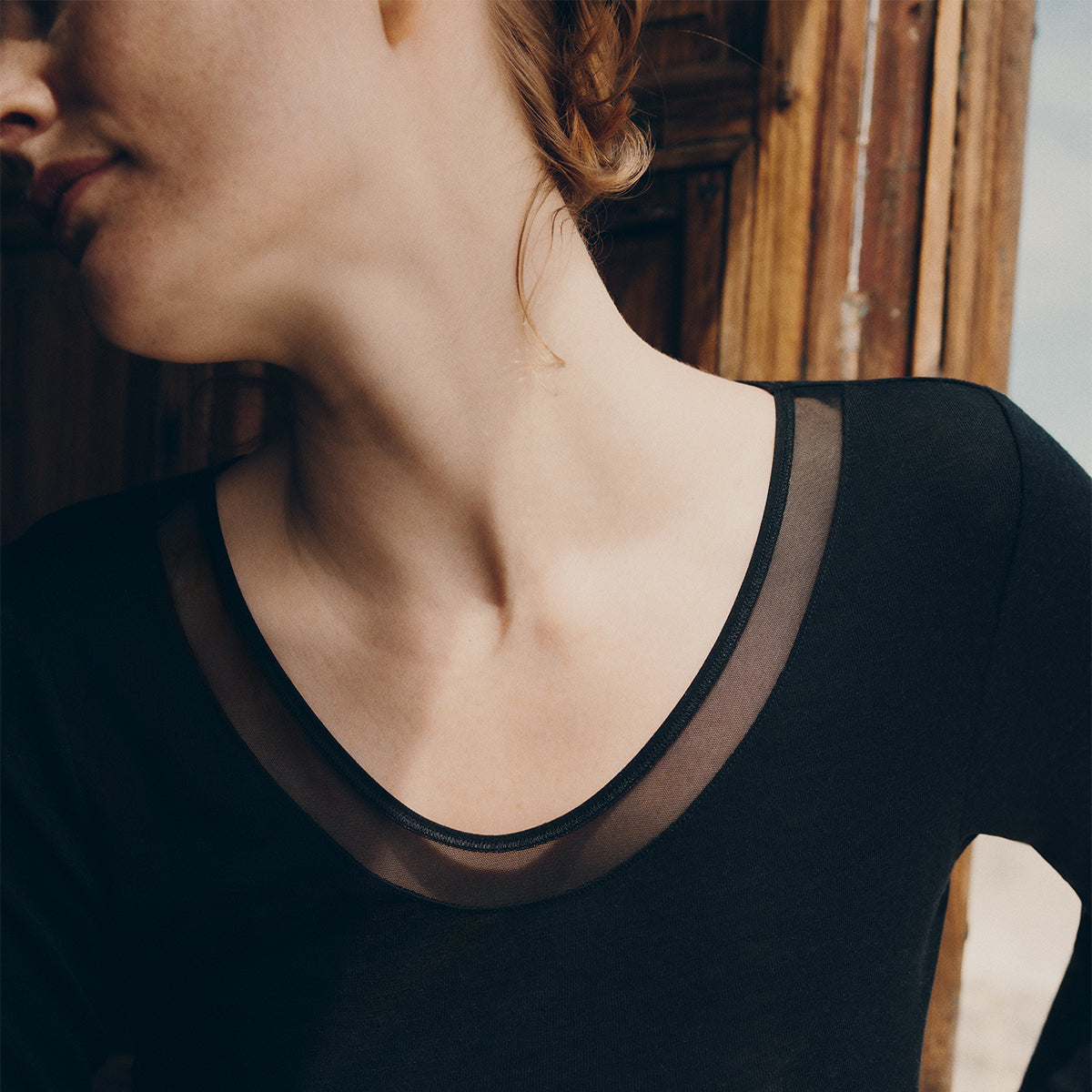 Femilet Juliana bluse, svart