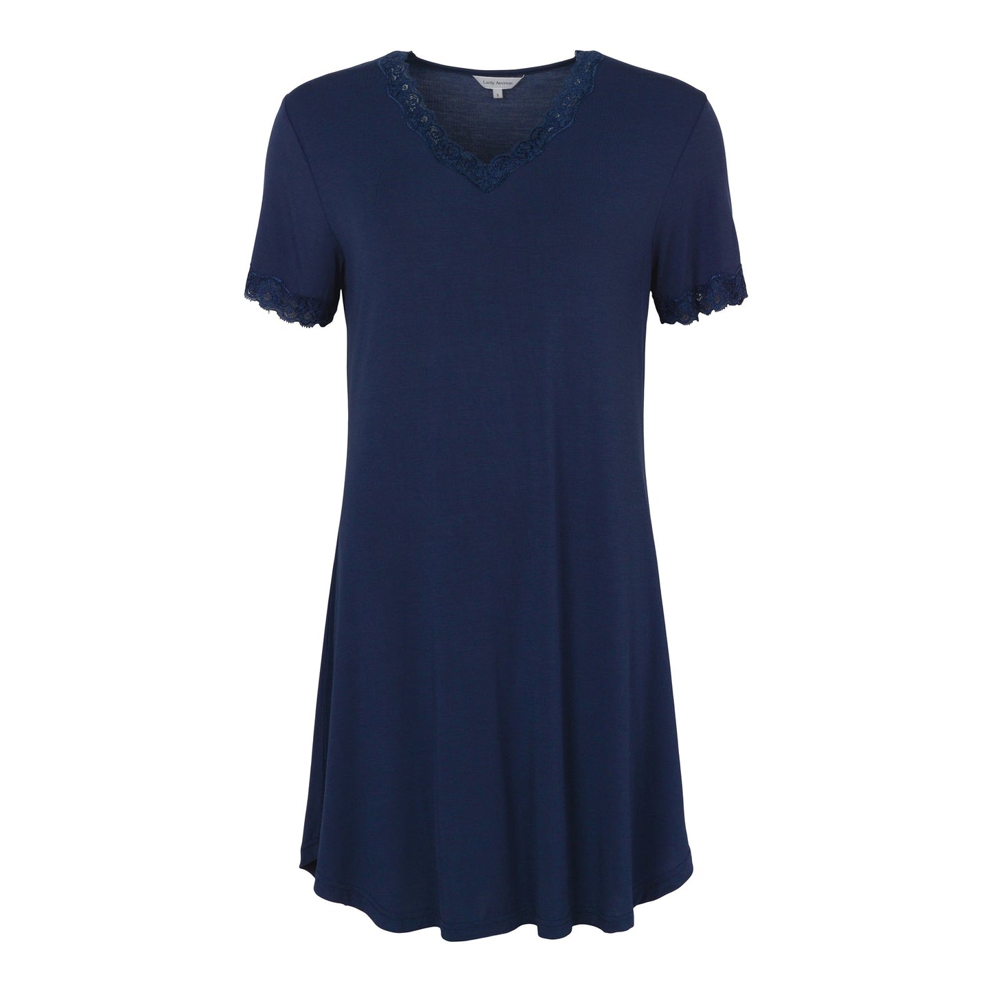 Lady Avenue Bamboo nattkjole, blå