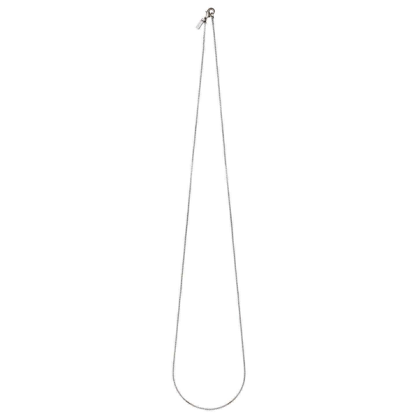 NANCY halskjede 50 cm sølvbelagt