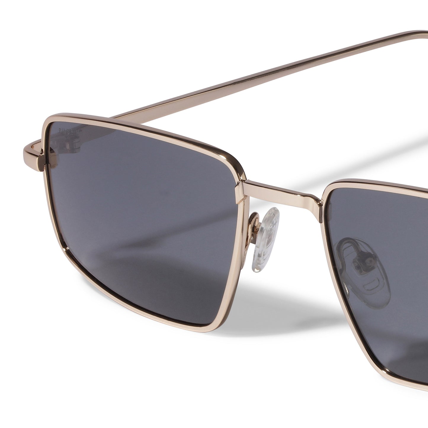 AMIYAH solbriller grå/gull