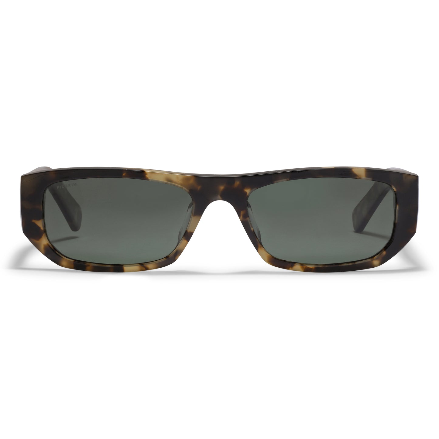 AINSLEY solbriller tortoise-brun