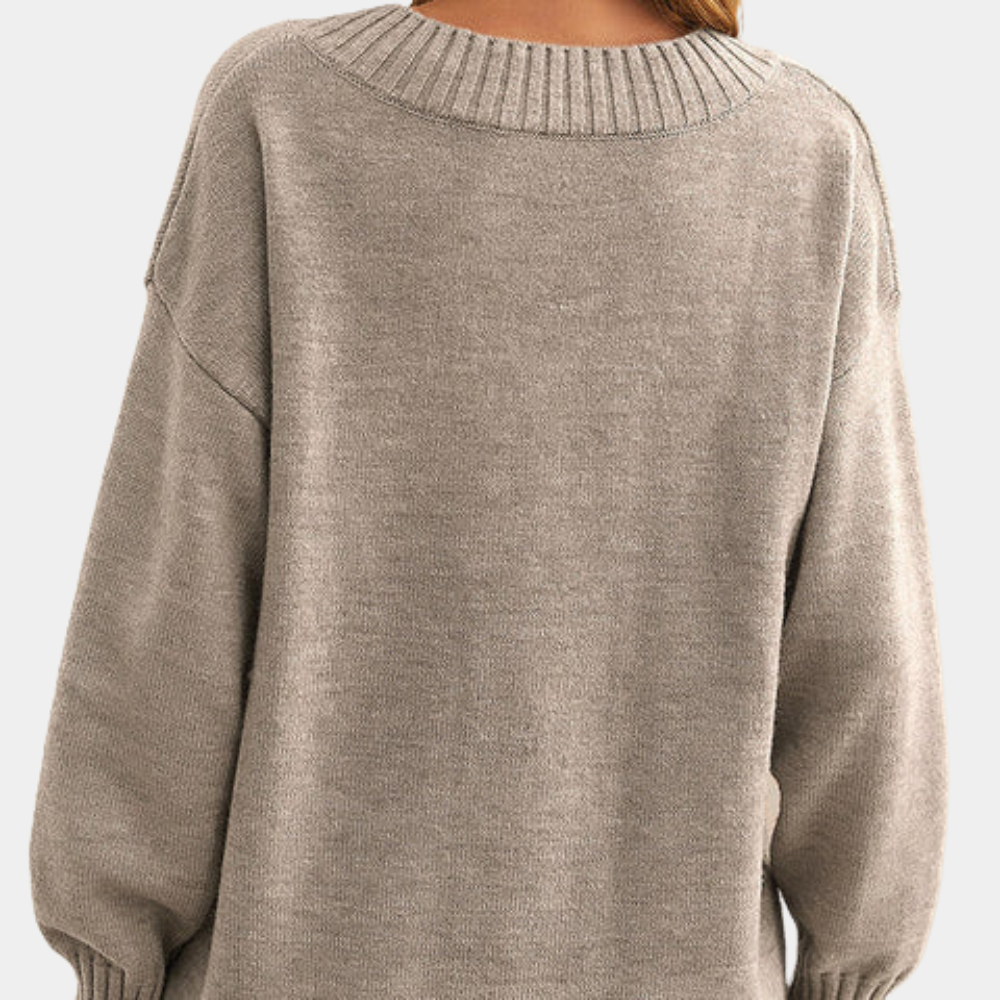 Elegant vårgenser med v-hals for kvinner