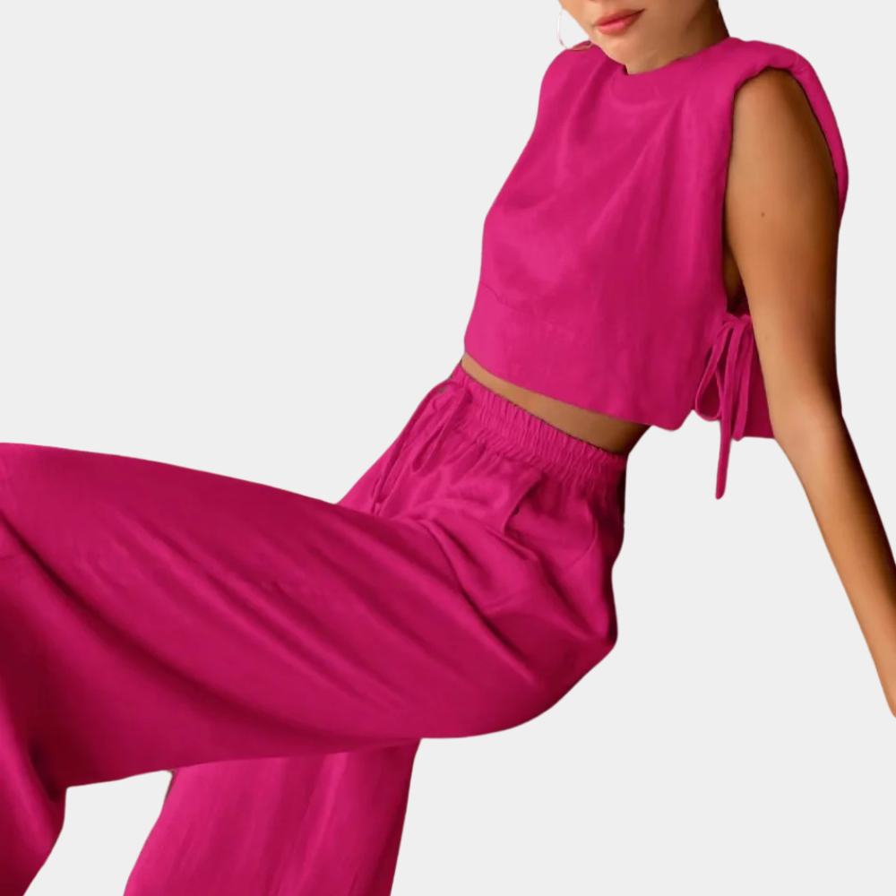 Leonie - Avslappet 2-delt sett for kvinner til sommeren