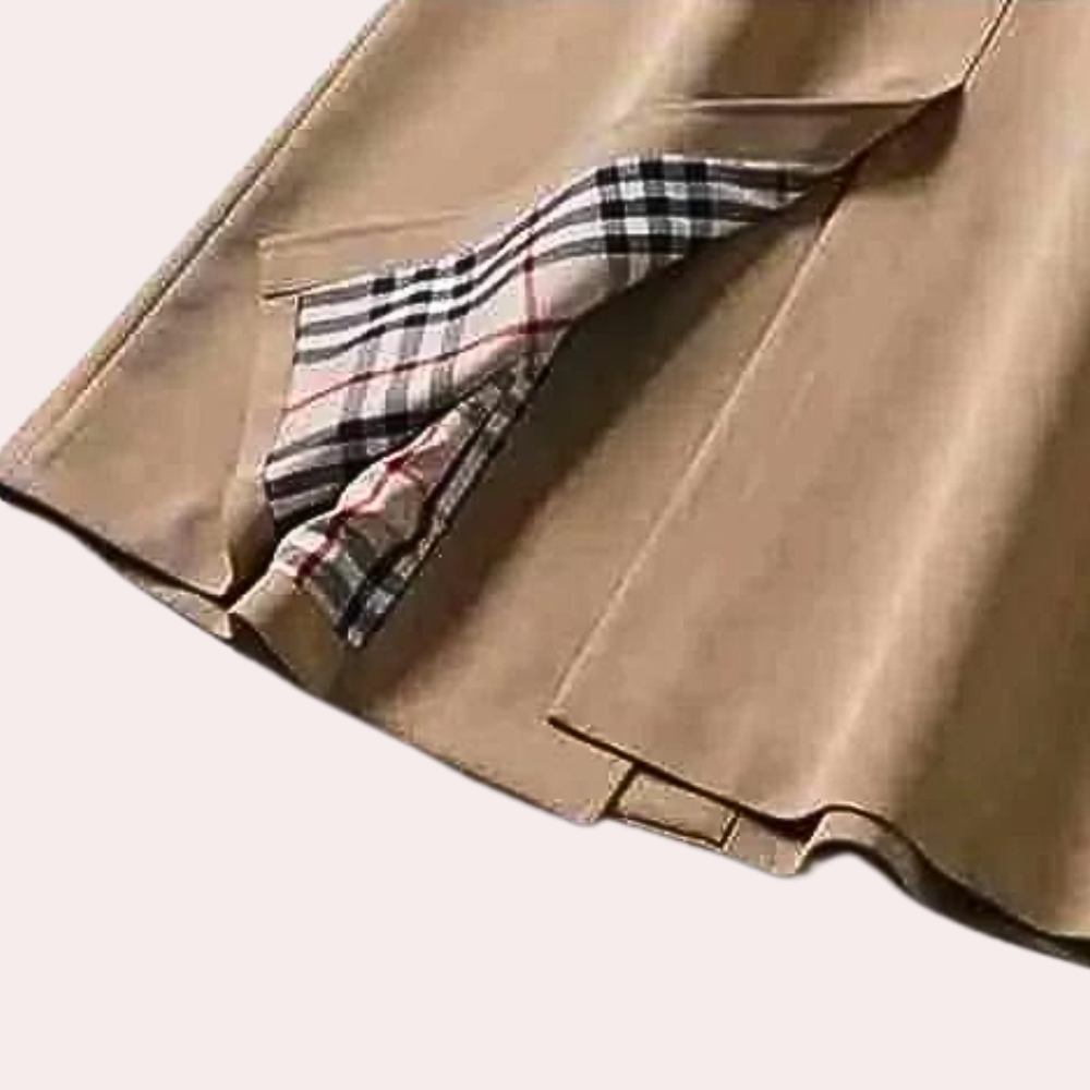 Meadhbh - Elegant lang kåpe for kvinner