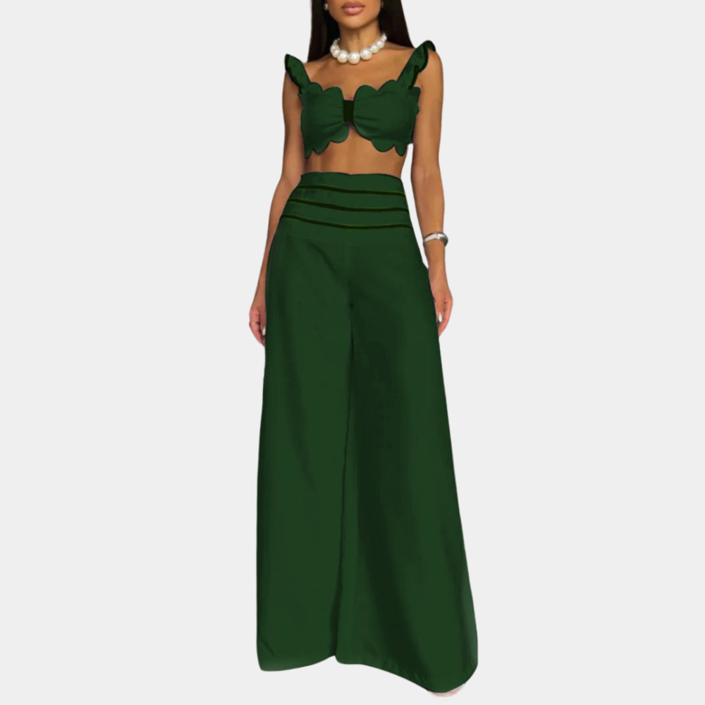 Liesl - Elegant todelt sommersett for kvinner
