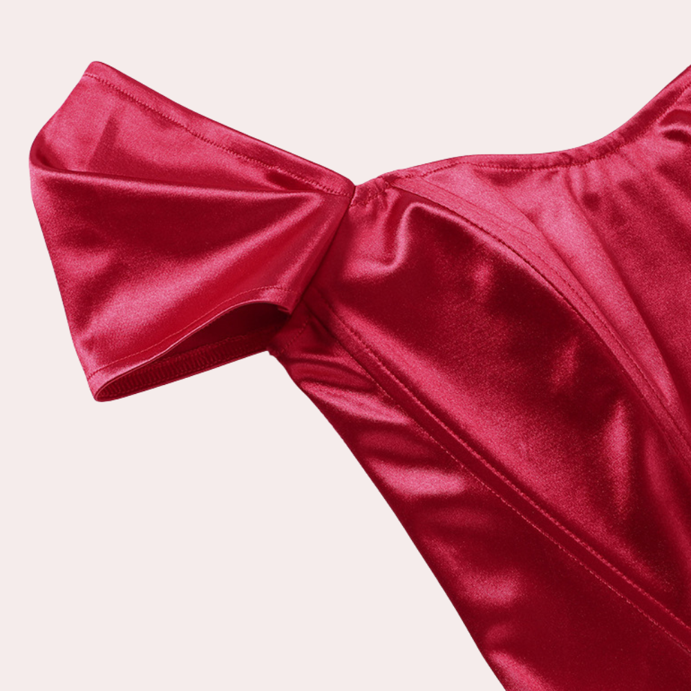 Elegant off-shoulder sommertopp for kvinner