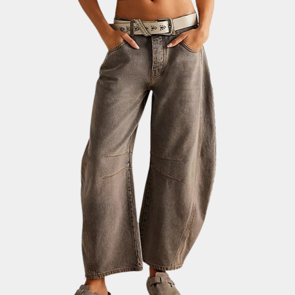 Trendy vide jeans for kvinner
