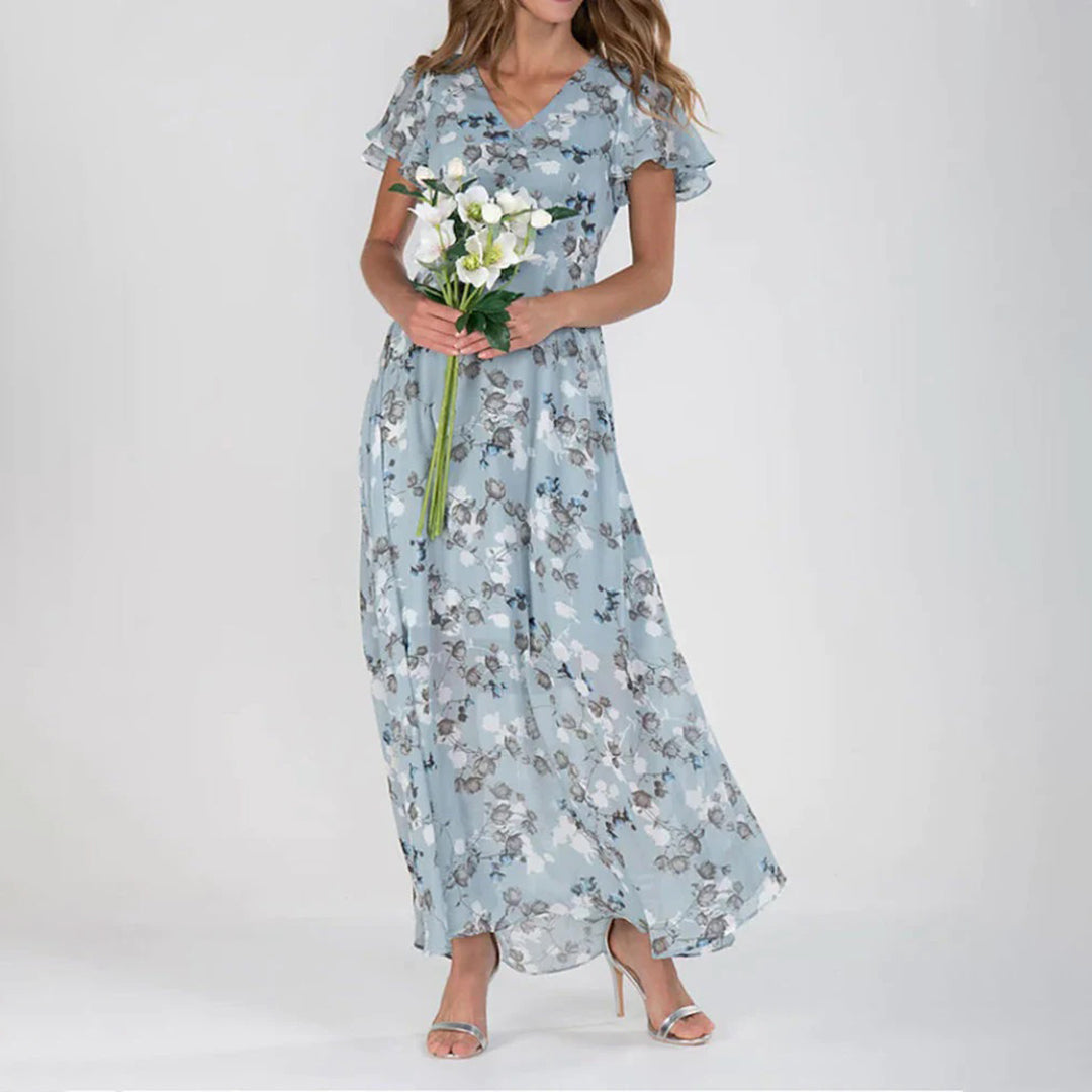 GABRIELLE - Stilig blomsterkjole