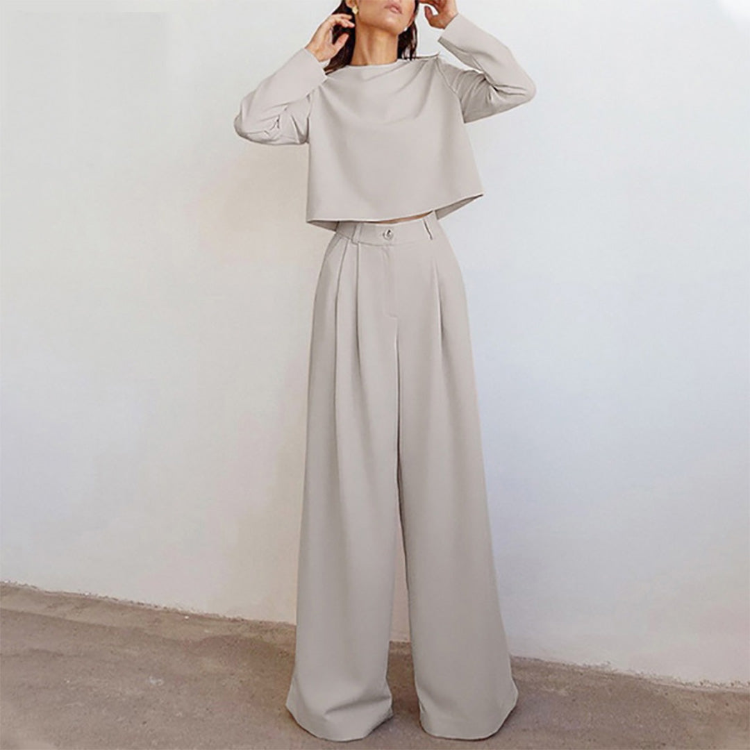 KAMIYAH - Elegant palazzosett i to deler