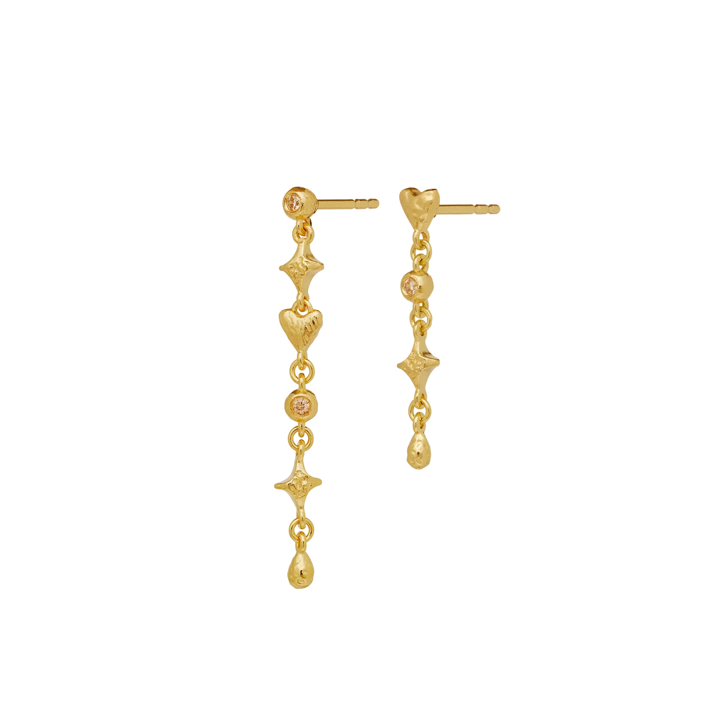 Isidora Øreringer - Gull