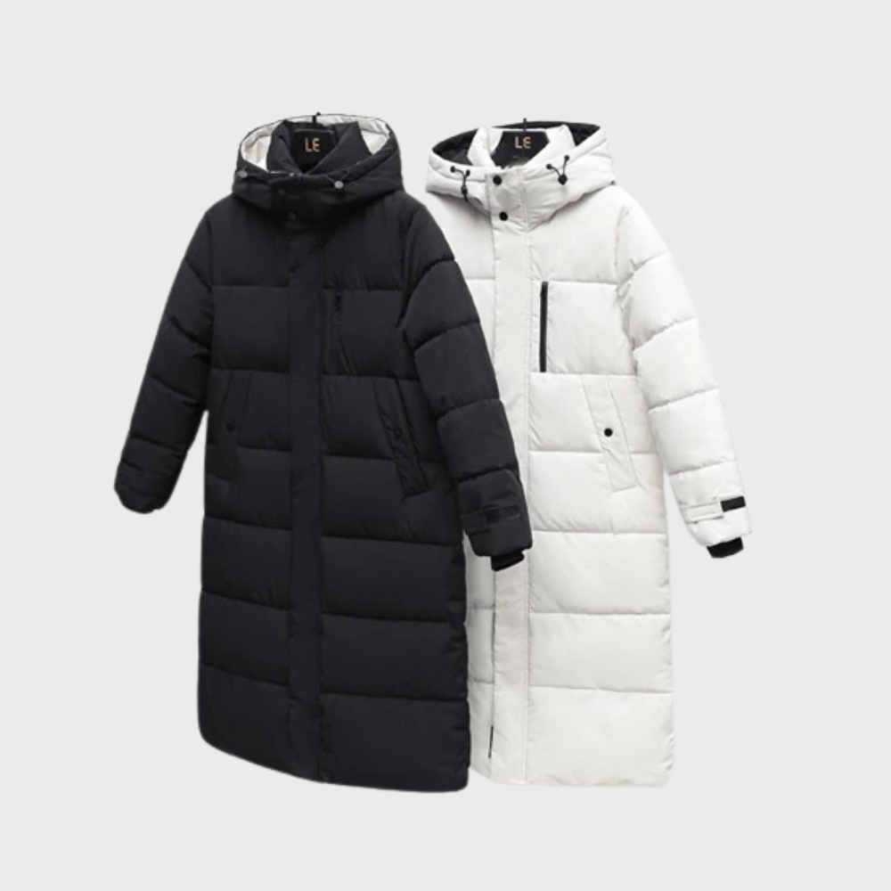 Jaana - Lang og varm dunjakke