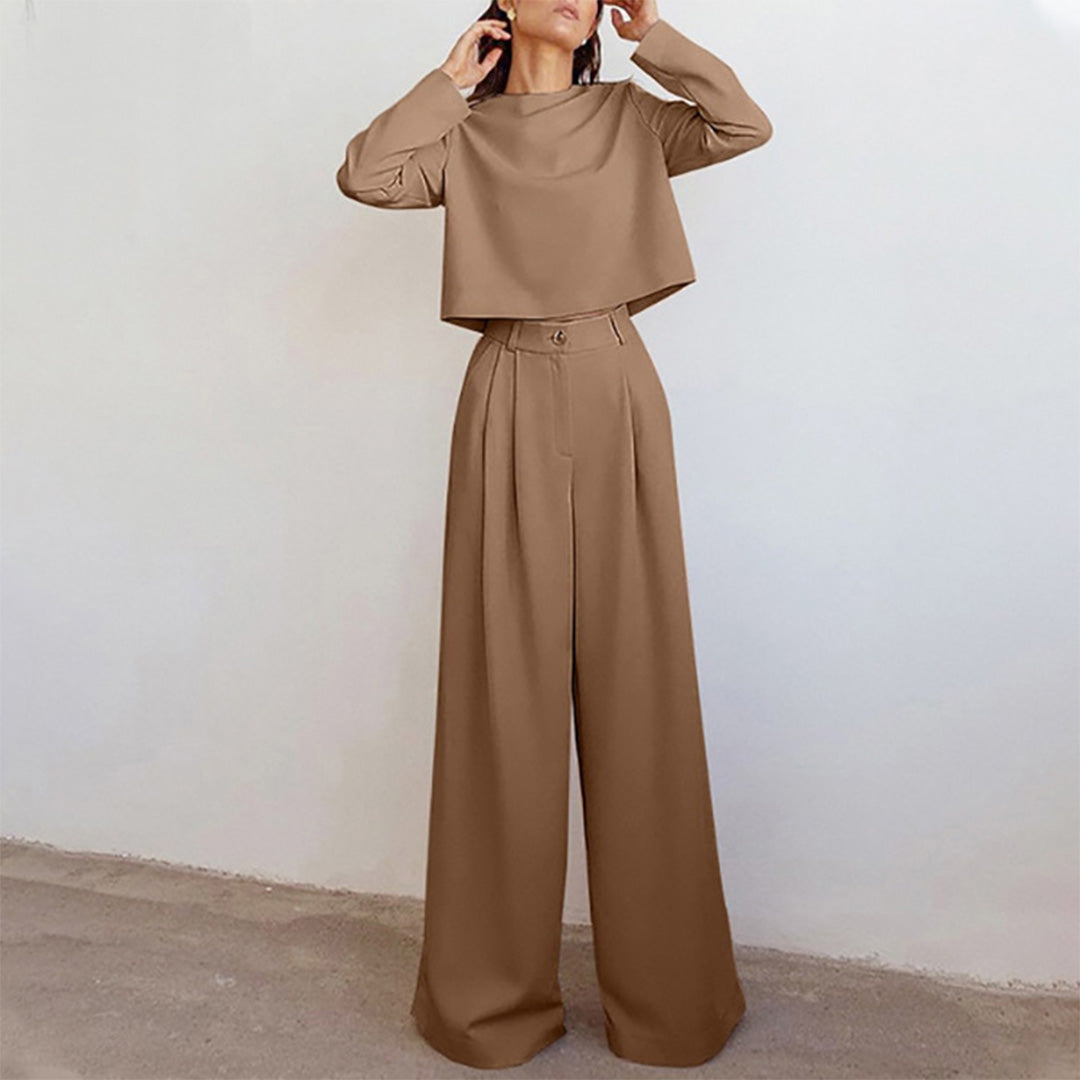 KAMIYAH - Elegant palazzosett i to deler