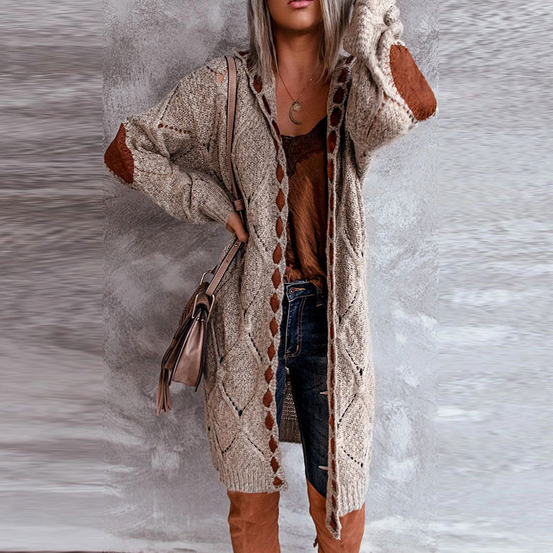 SOPHIA - Fasjonabel hettegenser cardigan