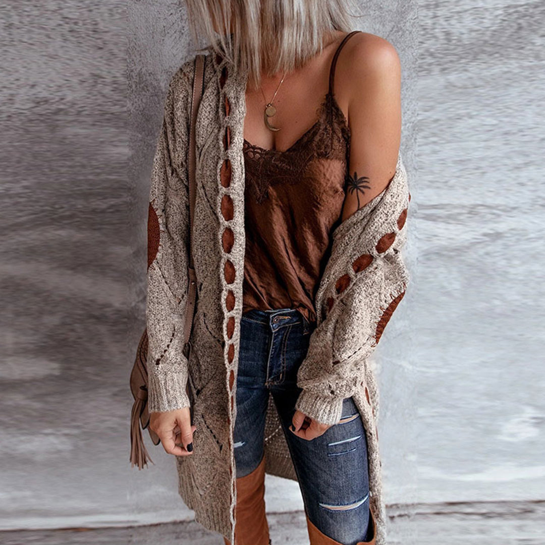 SOPHIA - Fasjonabel hettegenser cardigan
