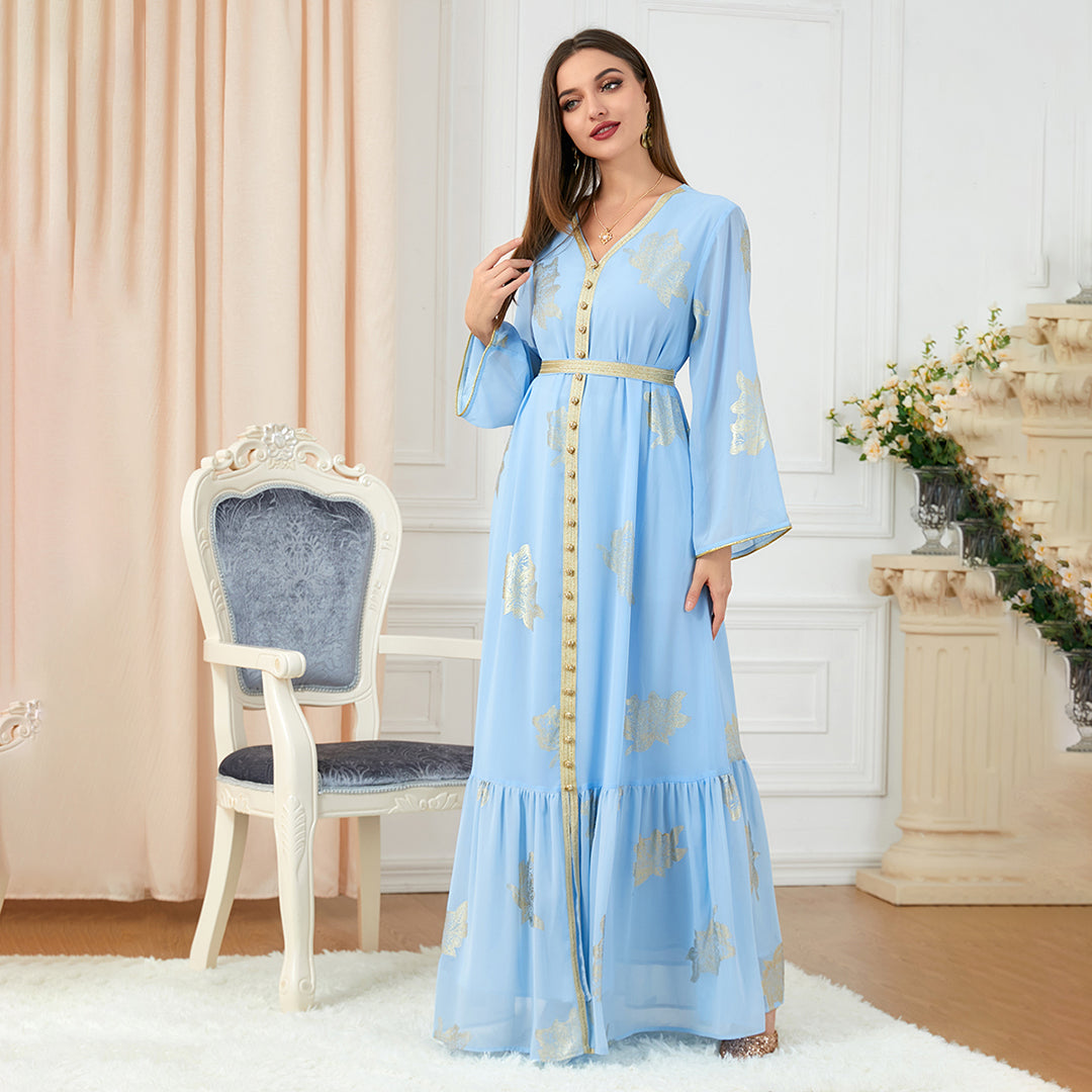 SOPHIE - Elegant sommer maxikjole