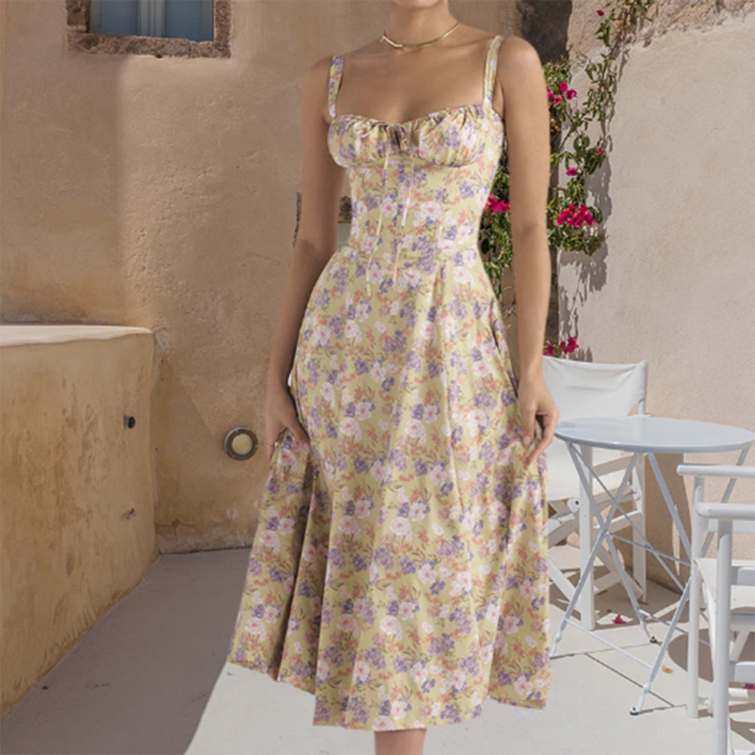 MAIKE - Elegant midikjole