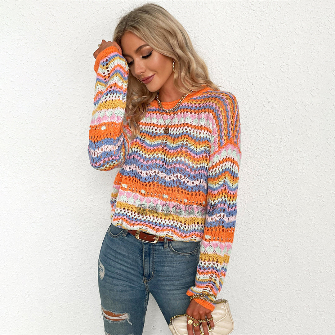 PHILOMENA - Fargerik genser for kvinner