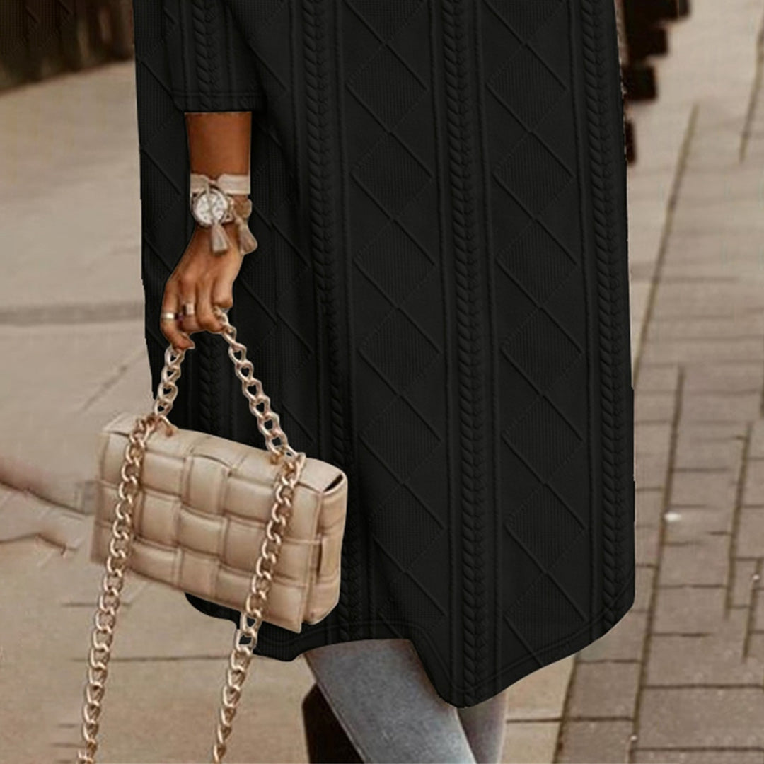 RIBBETE - Elegant jakke med hette