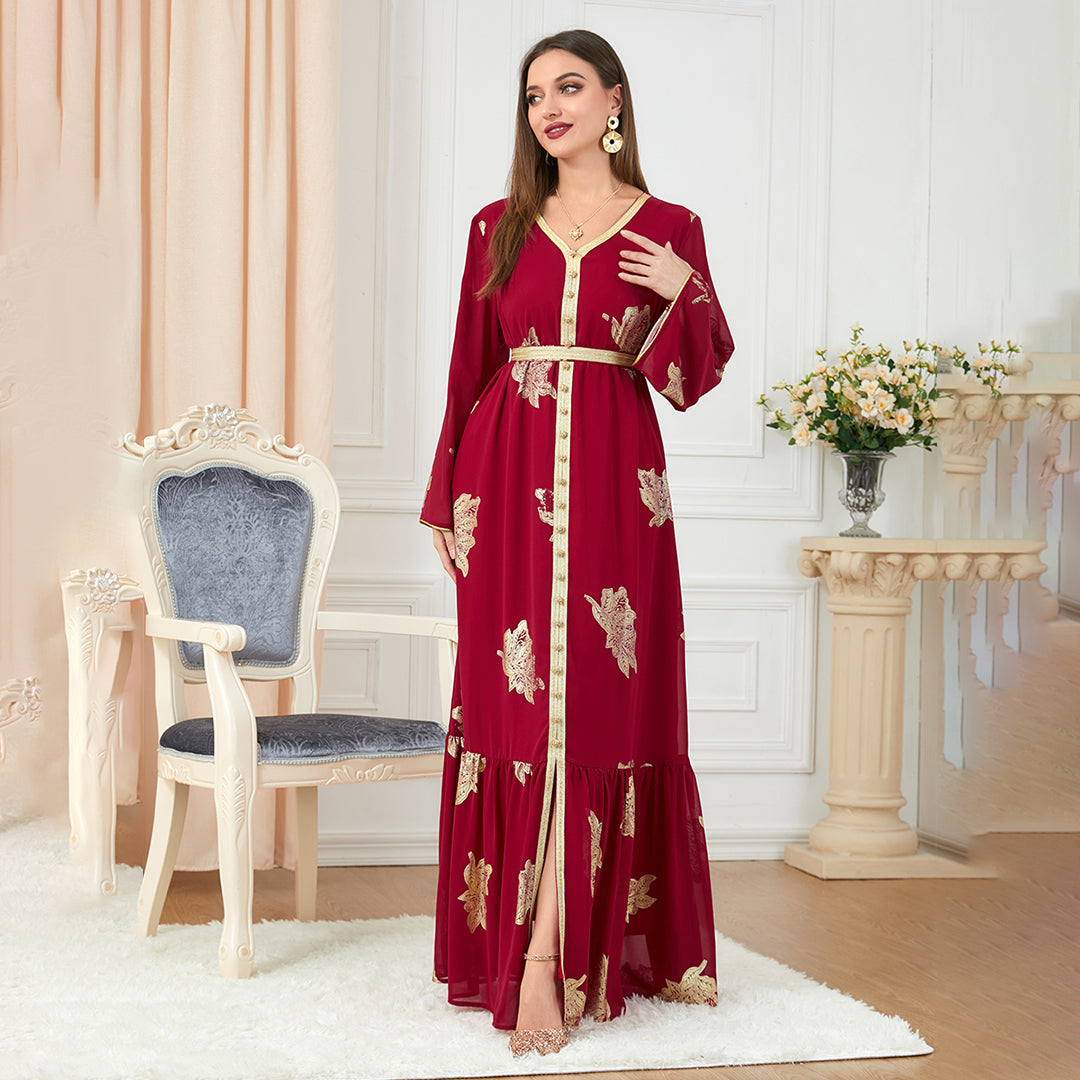 SOPHIE - Elegant sommer maxikjole