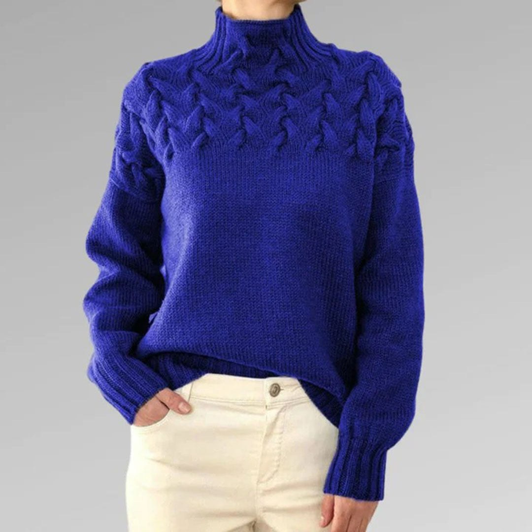 SANSA - Elegant genser med turtleneck