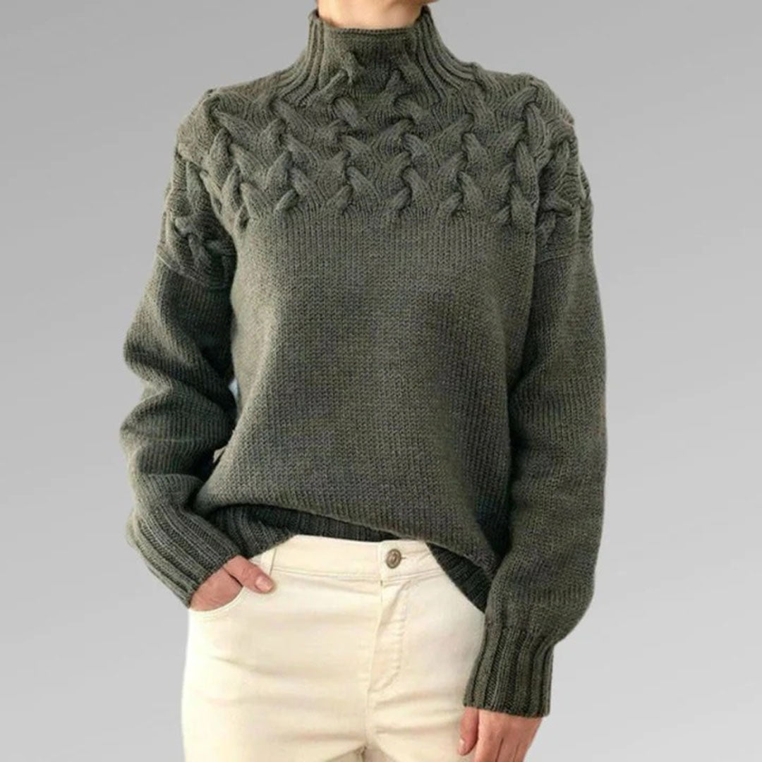 SANSA - Elegant genser med turtleneck
