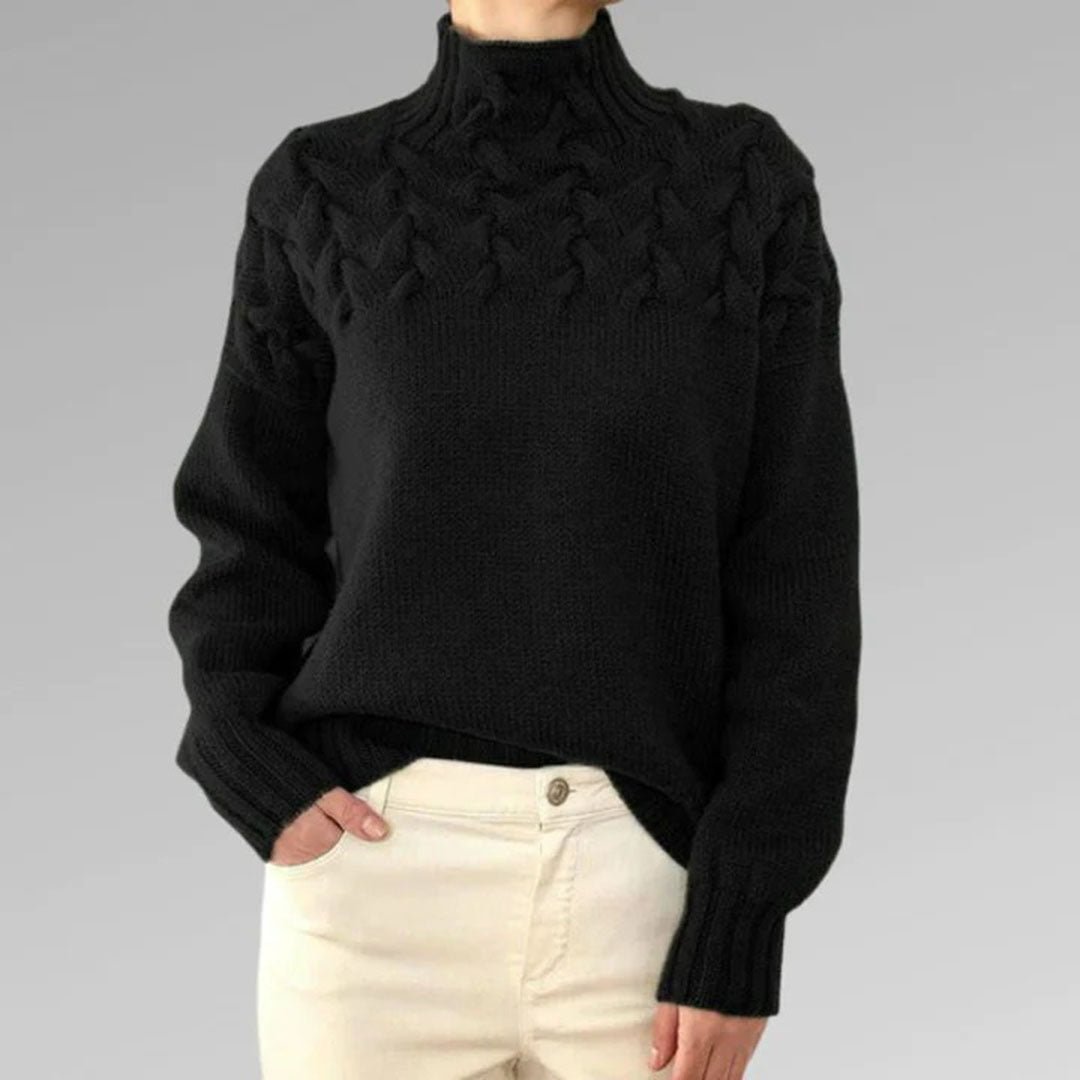 SANSA - Elegant genser med turtleneck