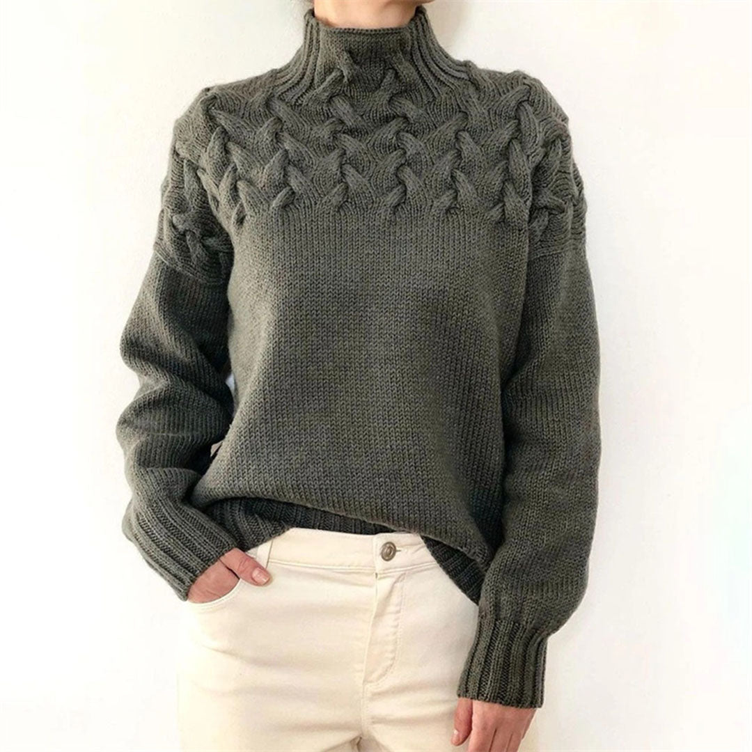 SANSA - Elegant genser med turtleneck