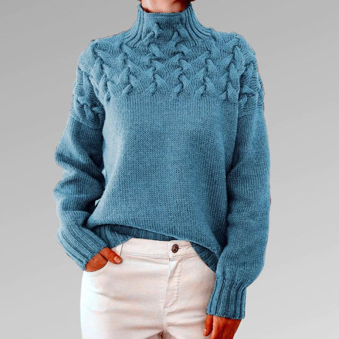 SANSA - Elegant genser med turtleneck