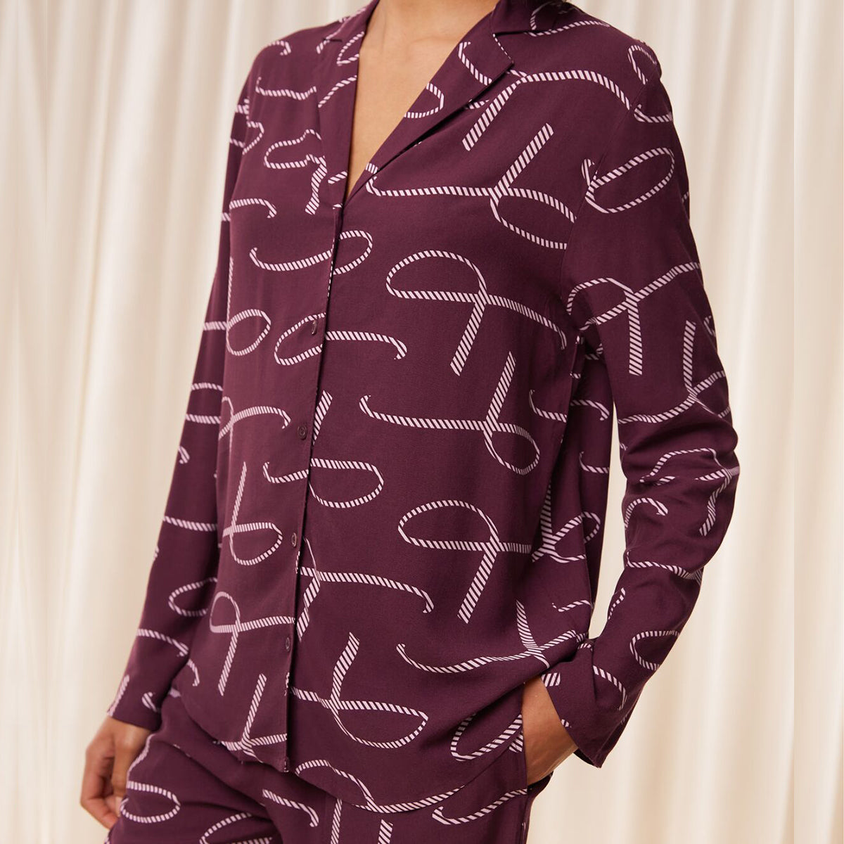 Triumph Boyfriend Fit pyjamas, rød