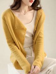 Ynessa | Chic og komfortabel knappet cardigan