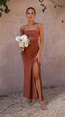 Vestido Terracota Serena