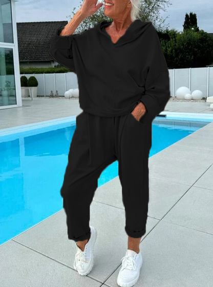 Hazelle | Komfortabel hettegenser sett