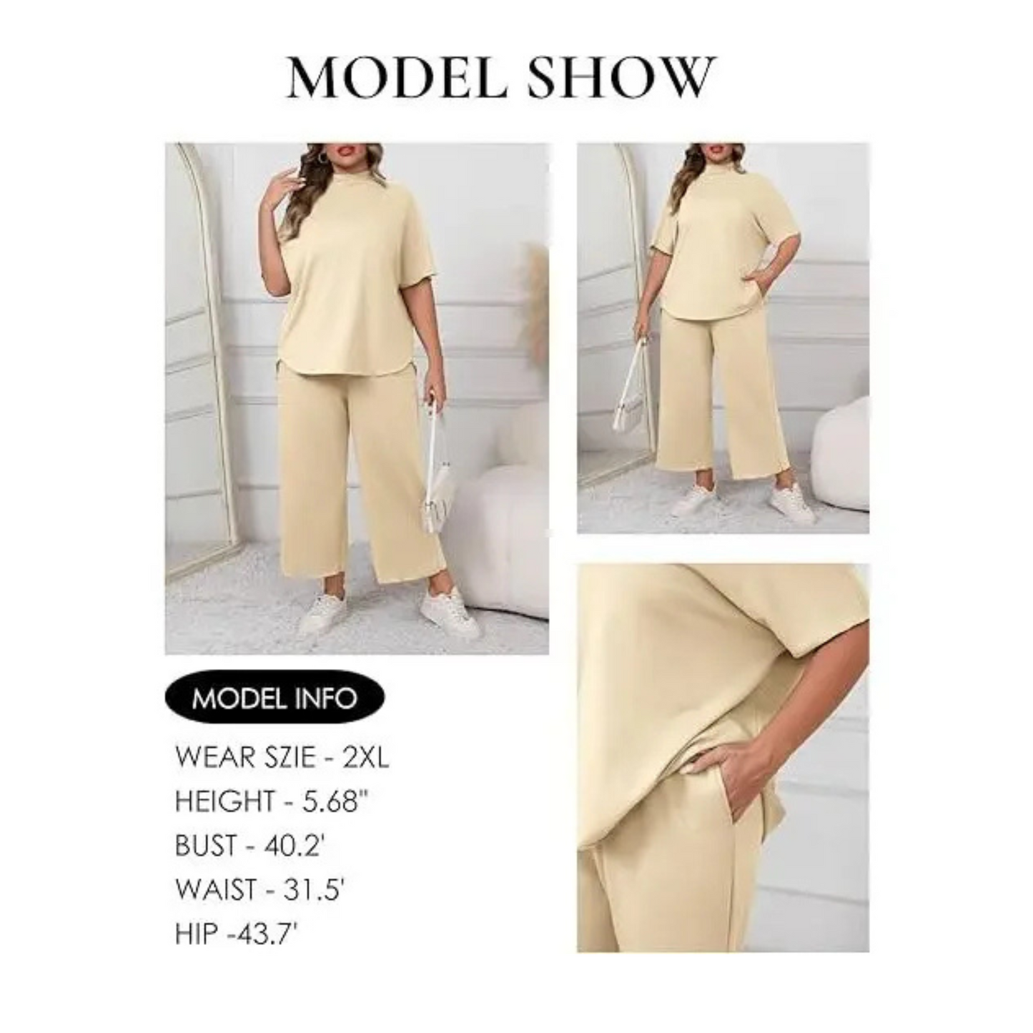 Ariel | Komfortabel og avslappet batwing-sett