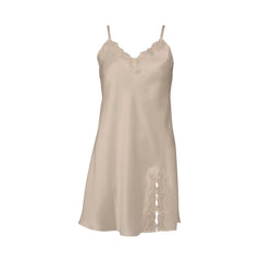 Lady Avenue Silk Jersey nattkjole, krem