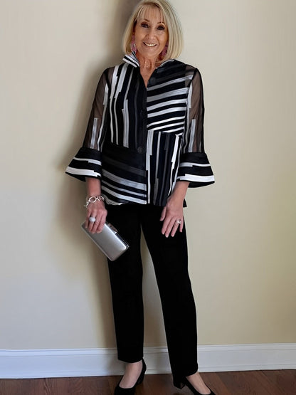 Mandy | Uanstrengt stripete sett