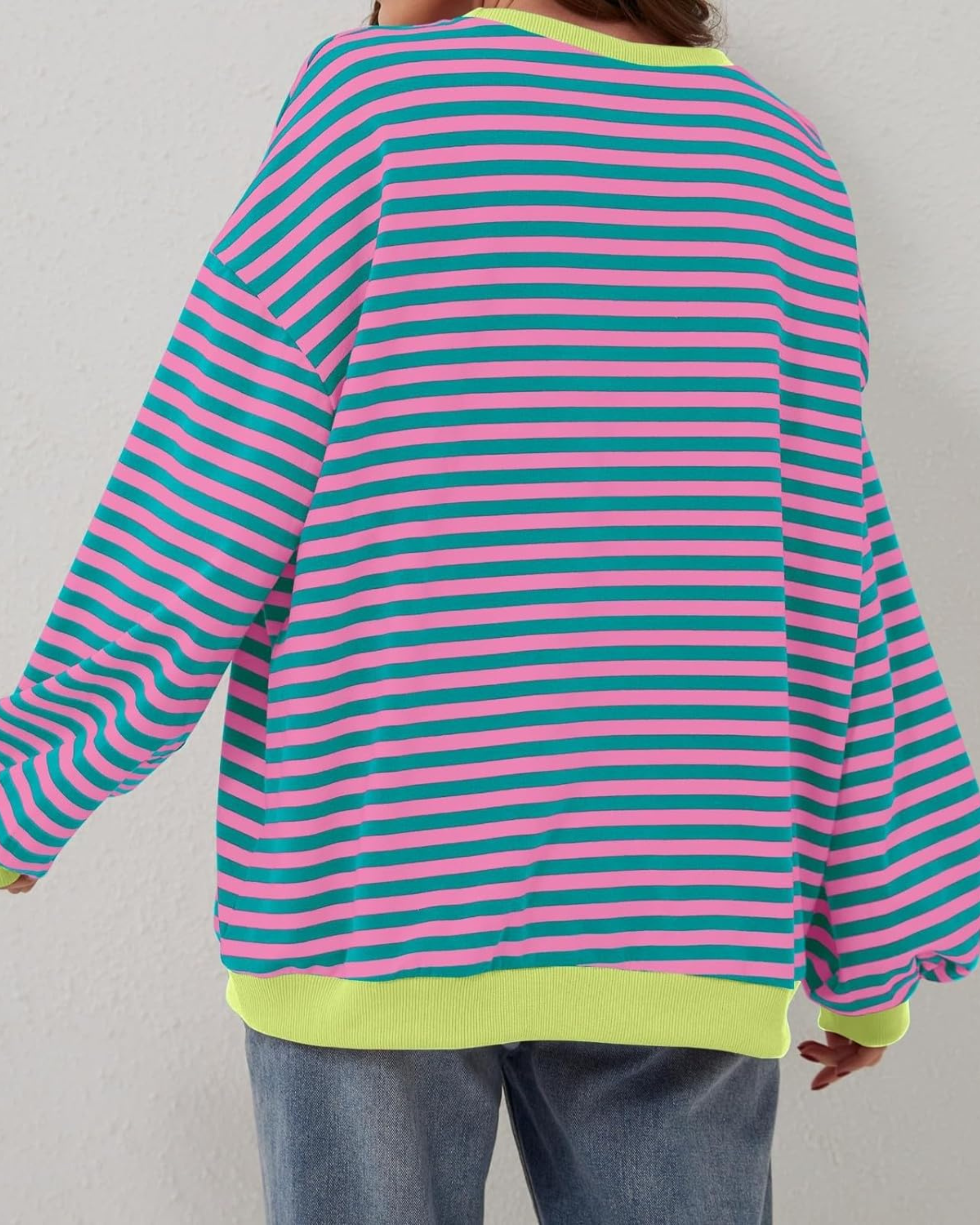 Vellana | Oversized stripete sweatshirt