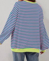 Vellana | Oversized stripete sweatshirt