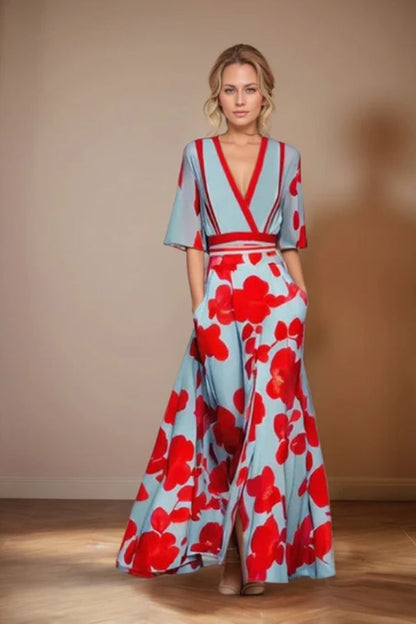 Isabella | Blomstrete kjole med tidløs eleganse