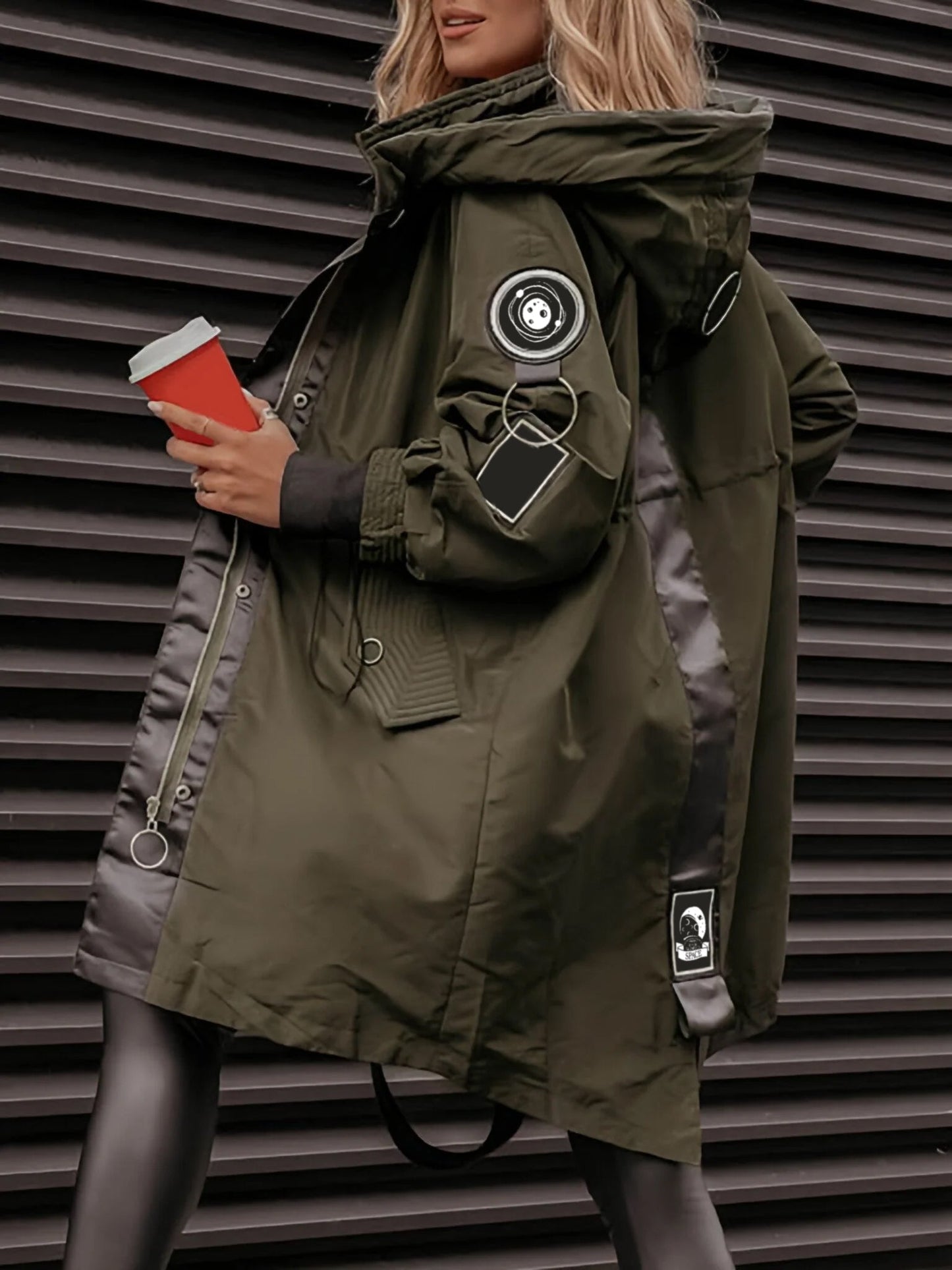 Nadège | Lang hettegenser