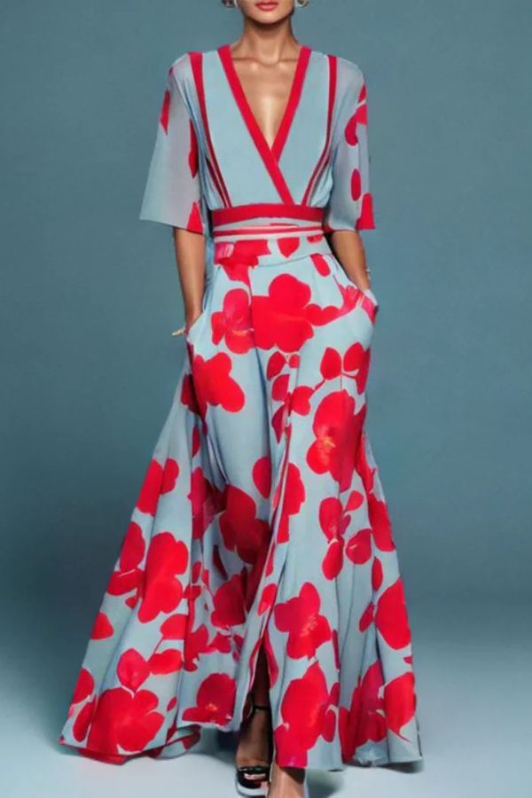 Isabella | Blomstrete kjole med tidløs eleganse