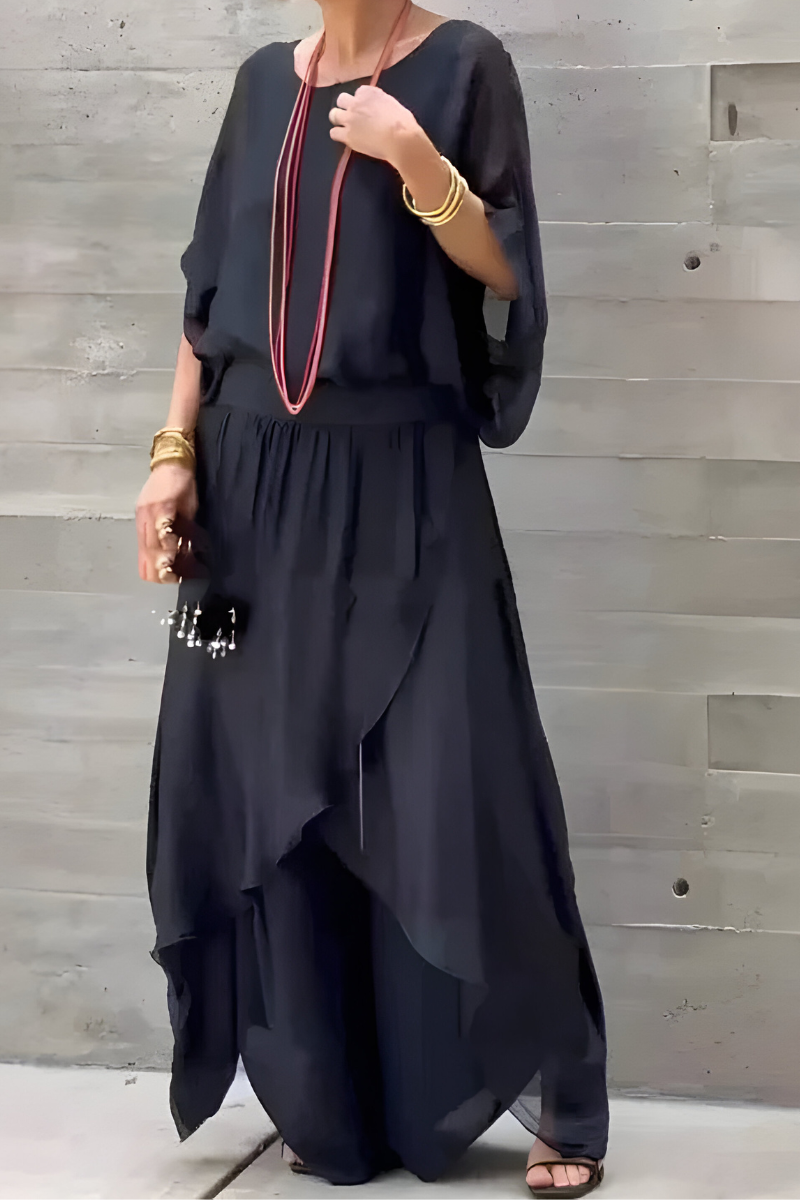 Manna | Ensemble med vide ben