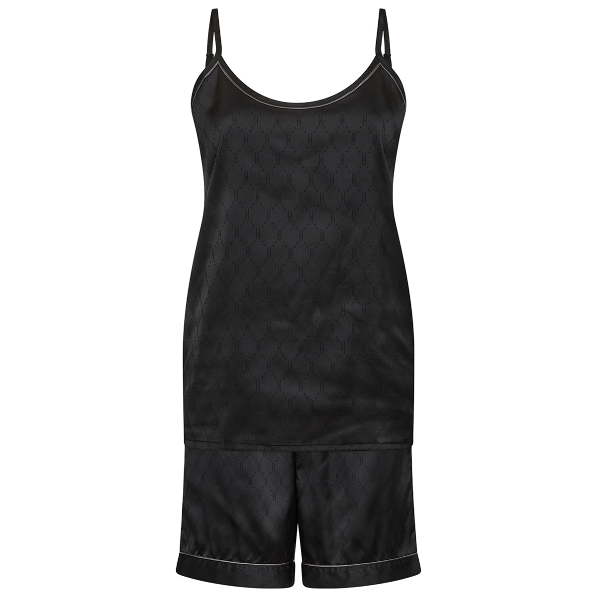 Hype The Detail Satin Short Set pyjamas, svart