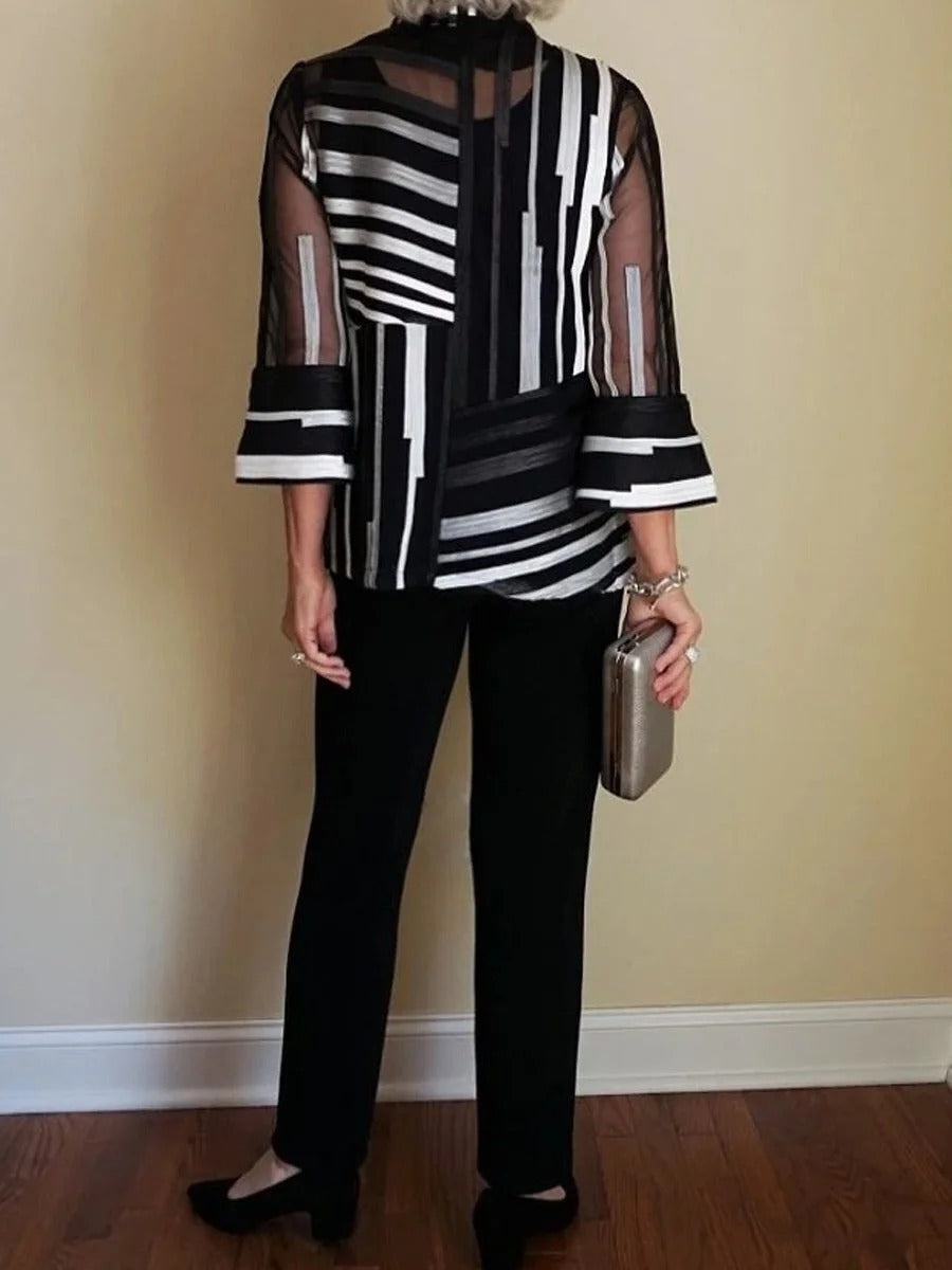 Mandy | Uanstrengt stripete sett