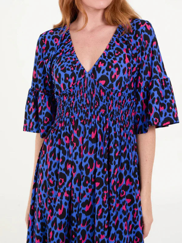 Ammie | Vibrant sommerkjole med høy midje