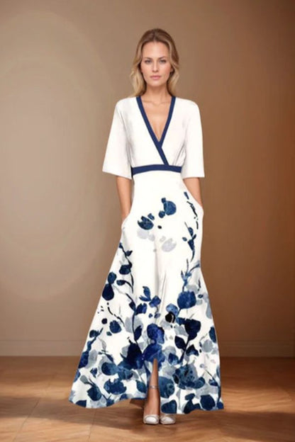 Isabella | Blomstrete kjole med tidløs eleganse