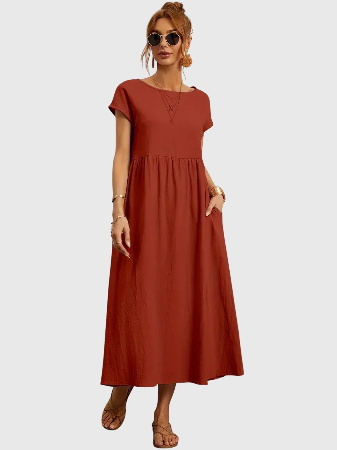 Gloria | Chic kjole med lommer