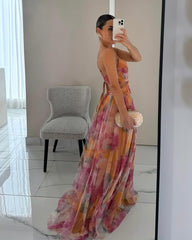 Marisela – Vestido Largo Floral