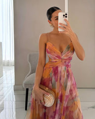 Marisela – Vestido Largo Floral