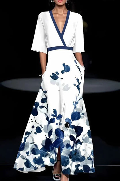 Isabella | Blomstrete kjole med tidløs eleganse