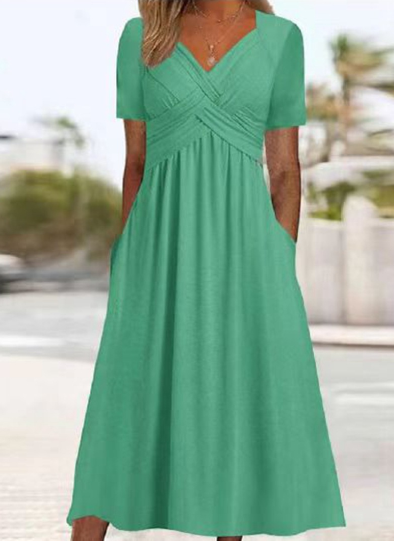 Monique | Elegant krysset kjole